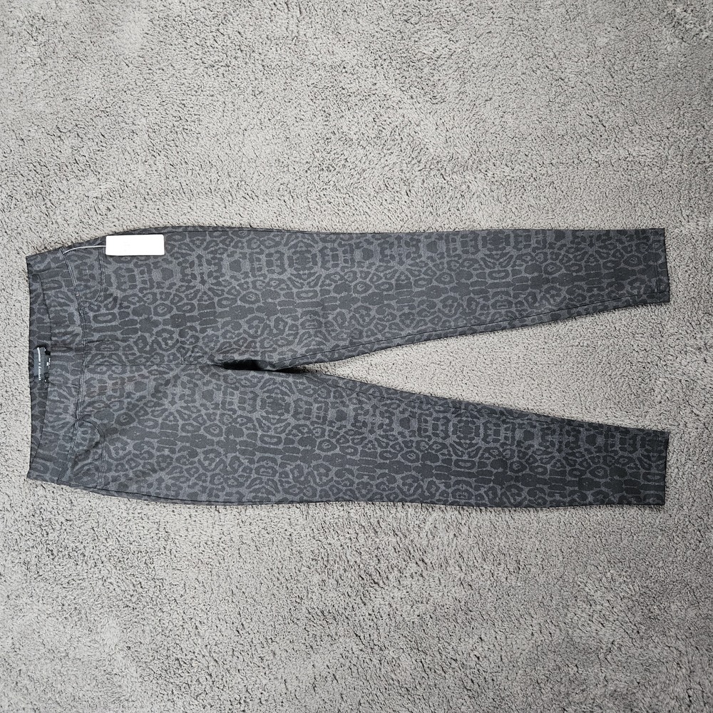 Sanctuary Anthropologie Womens XS Dark Gray Leopard Print‎ High Waisted Pants